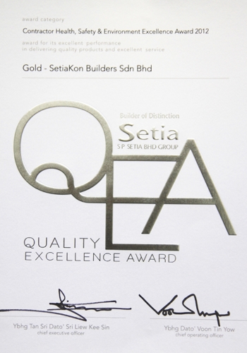 Quality Excellence Award